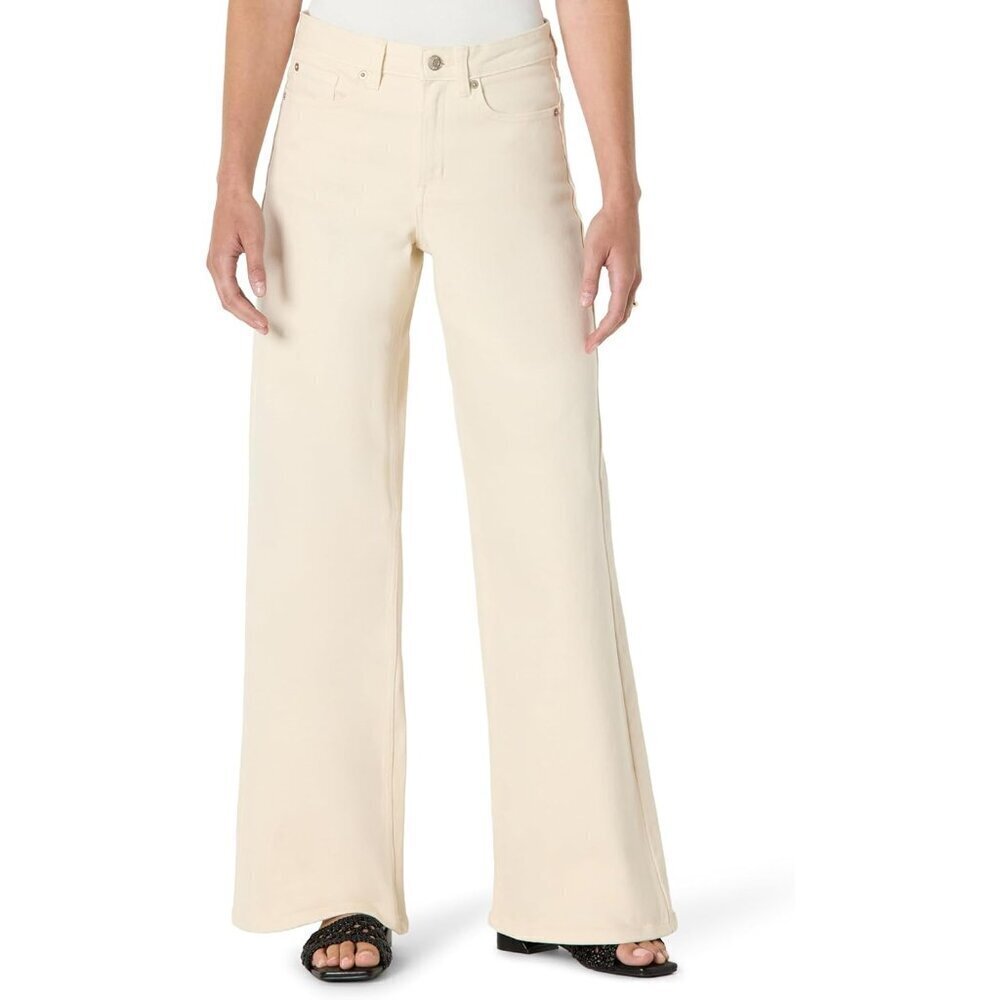 Women's High-Rise Wide Leg Jeans Cotton Polyester Spandex Casual Style
